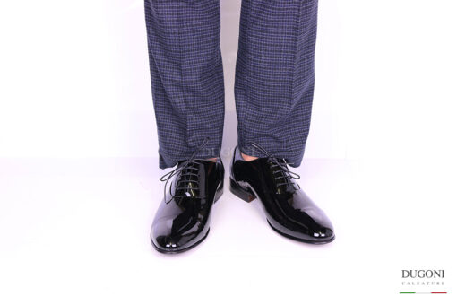 Francesina vernice nera – Lancio </br> U251 Calzature uomo
