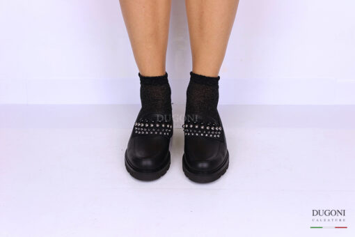 Sneakers slipon con borchiette </br> D1113 Mocassini