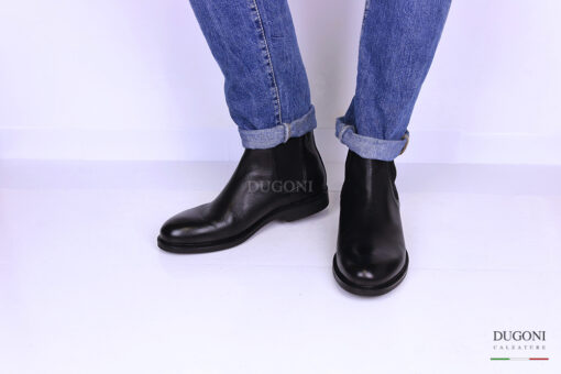 Stivaletto beatles pelle nero </br> U267 Calzature uomo