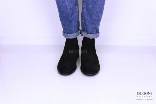 Stivaletto beatles camoscio nero </br> U266 Calzature uomo