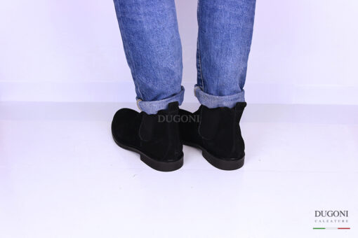 Stivaletto beatles camoscio nero </br> U266 Calzature uomo