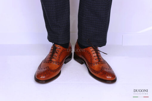 Stringata inglese marrone chiaro </br> U279 Calzature uomo