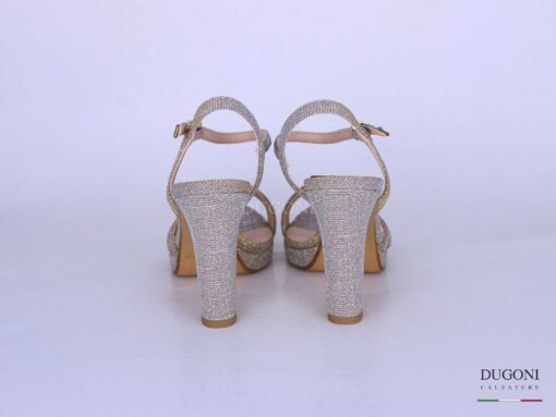 Sandalo fascette galassia platino </br> D1344 COLLEZIONE SPOSA