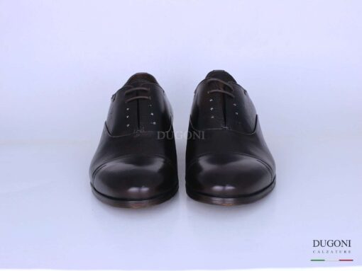 Stringata in pelle marrone </br> U306 Calzature uomo