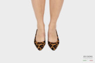 Décolleté mezzo tacco leopardata </br> D1359 Outlet