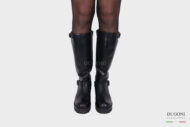 Stivale con carrarmato </br> D1356 Scarpe donna