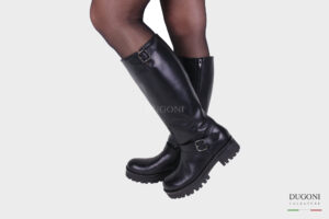 Stivale con carrarmato </br> D1356 Scarpe donna
