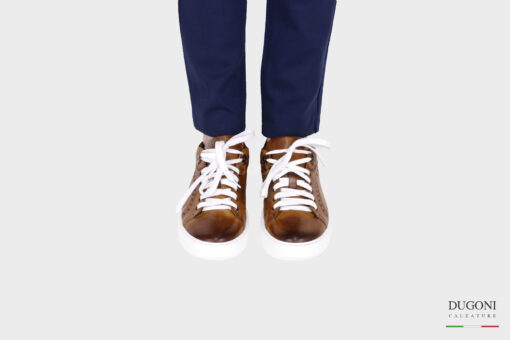 Sneakers marrone chiaro – BRECOS <br>U328 Calzature uomo