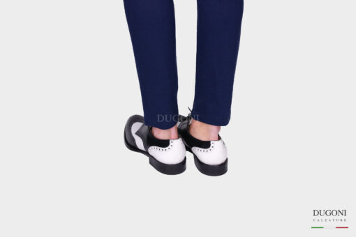 Stringata nera e bianca- Brecos </br> U313 Calzature uomo