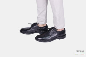 Stringata nera fondo iniezione  </br> U340 Calzature uomo