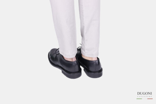 Stringata nera fondo iniezione  </br> U340 Calzature uomo