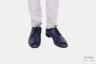 Derby blu liscia  – Brecos </br> U356 Calzature uomo