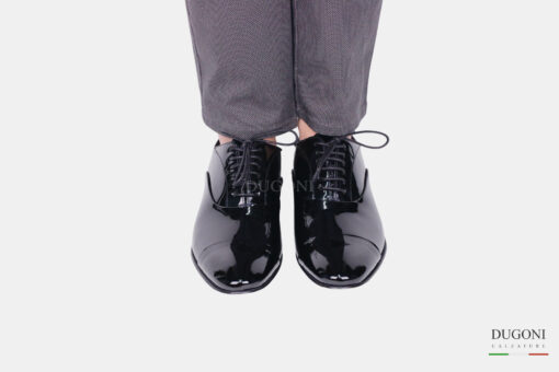 Francesina vernice nera – Brecos </br> U380 Calzature uomo