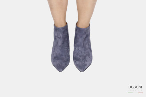 Stivaletto camoscio grigio </br> D1697 Outlet