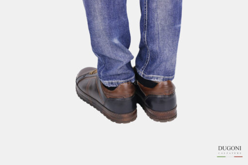 Sneakers marrone & blu – BRECOS </br> U398 Calzature uomo