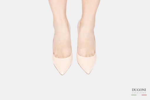 Décolleté in verlux nude con stiletto<br/> D1765 COLLEZIONE SPOSA