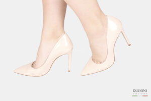 Décolleté in verlux nude con stiletto<br/> D1765 COLLEZIONE SPOSA