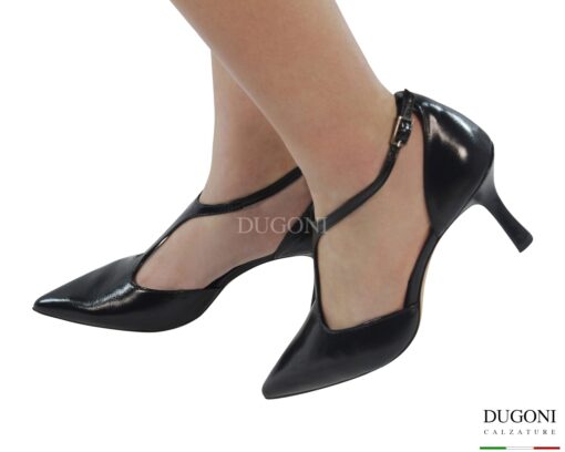 Mary Jane in pelle verlux nera <br/>D1850 Mary Jane