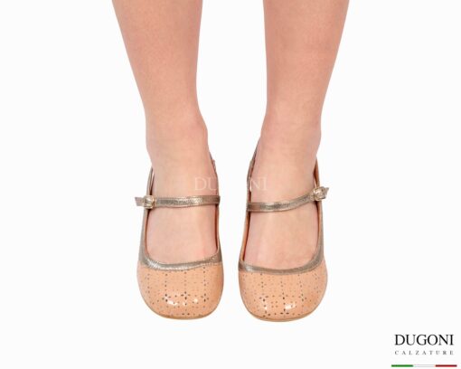 Mary Jane in vernice rosa antico    <br/> D1900 Mary Jane