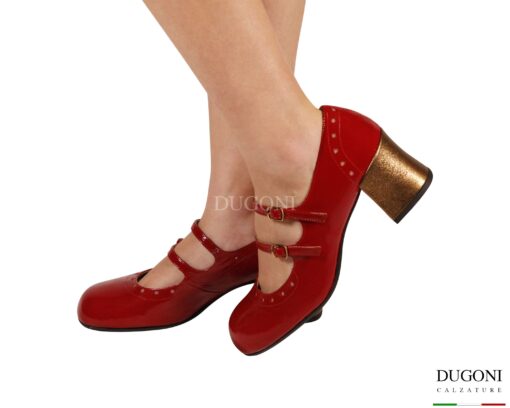 Mary Jane in naplak rossa <br/>D1945 Mary Jane
