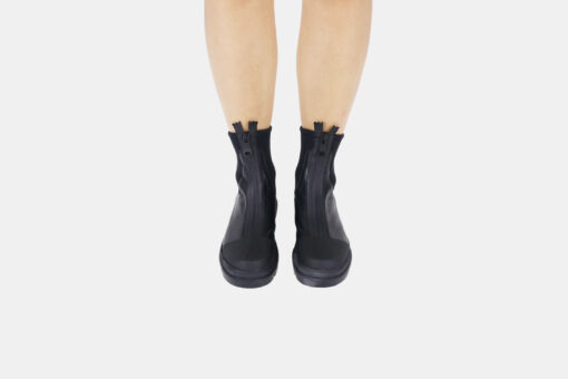 Stivaletto scuba in pelle nero   </br> D1934 Anfibi