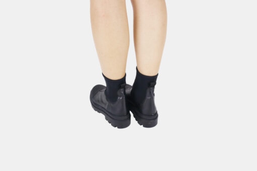Stivaletto scuba in pelle nero   </br> D1934 Anfibi