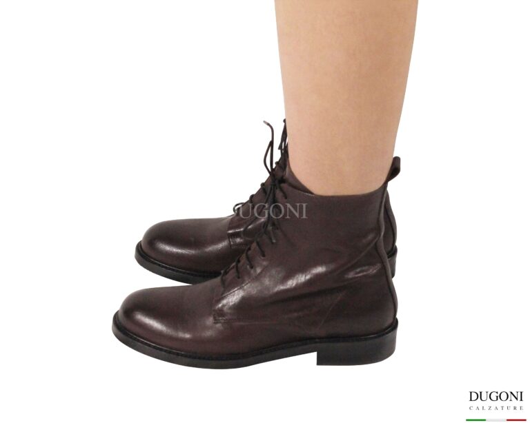 Anfibio tondo  in pelle mogano </br> D1962 Anfibi